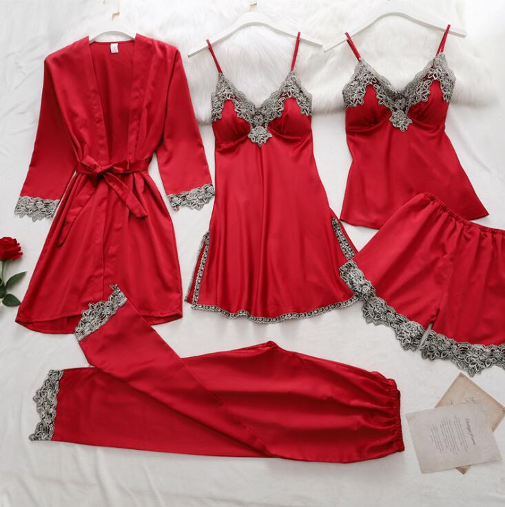 5 Piece Pajamas Set