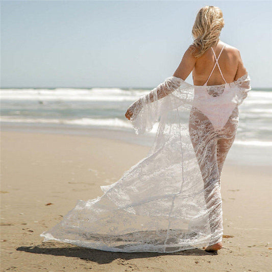 Lace Full Length Cover Up