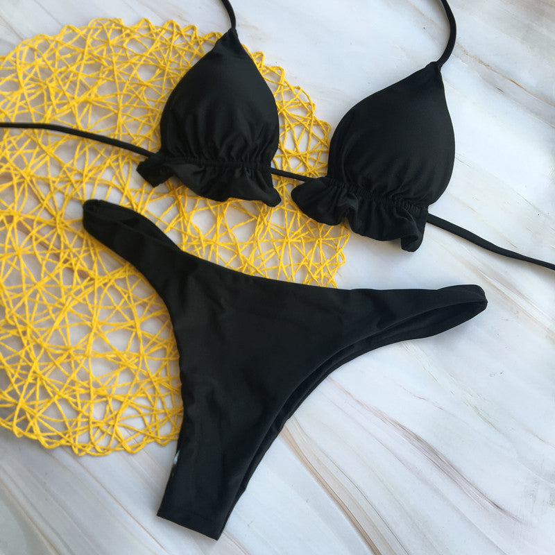 Strappy Low Waist Brazilian Bikini