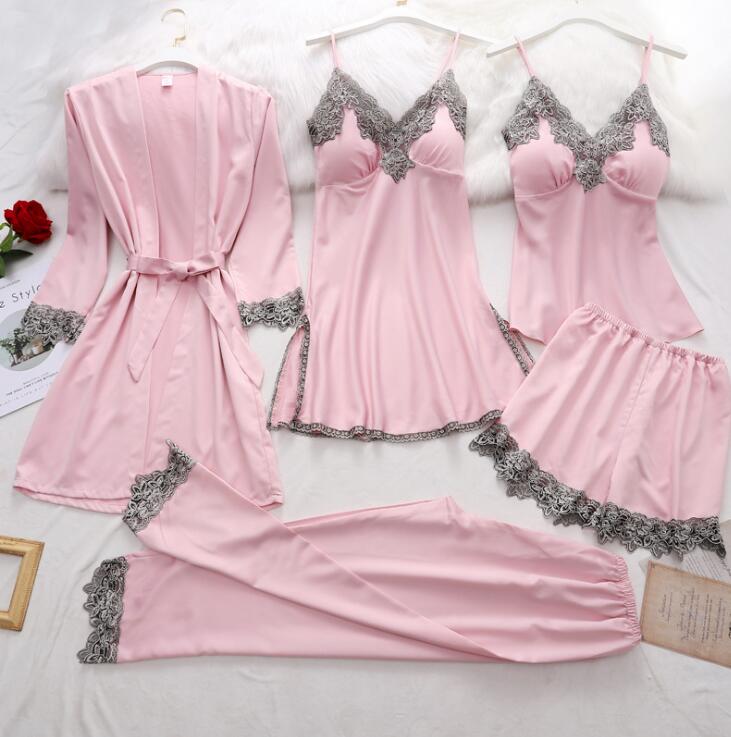 5 Piece Pajamas Set