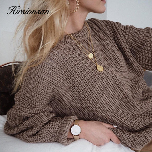 Loose Autumn Sweater Women New Oversized Warm Female Pullovers