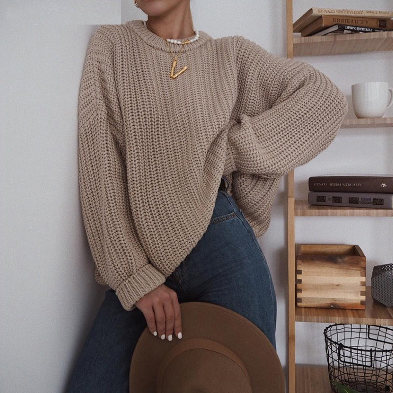 Loose Autumn Sweater Women New Oversized Warm Female Pullovers