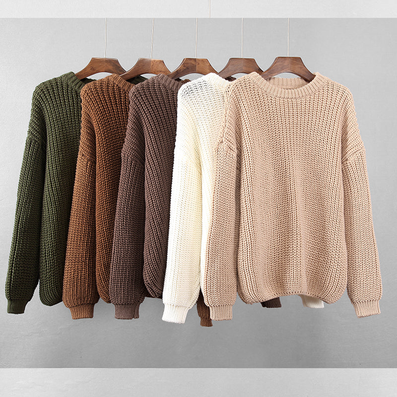 Loose Autumn Sweater Women New Oversized Warm Female Pullovers